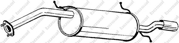 BOSAL 278-077 Глушитель выхлопных газов конечный для MAZDA MX-6 (Мазда Мx-6) BOSAL 278-077 Глушитель выхлопных газов конечный для MAZDA MX-6 (Мазда Мx-6)