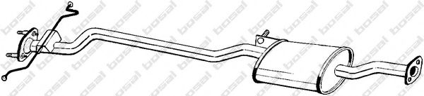 BOSAL 279-297 Средний глушитель выхлопных газов для MAZDA GLC II (Мазда Глc 2) BOSAL 279-297 Средний глушитель выхлопных газов для MAZDA GLC II (Мазда Глc 2)