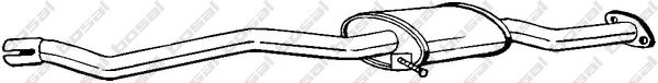 BOSAL 171-341 Средний глушитель выхлопных газов для MAZDA 323 III (Мазда 323 3) BOSAL 171-341 Средний глушитель выхлопных газов для MAZDA 323 III (Мазда 323 3)