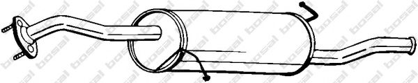 BOSAL 278-619 Глушитель выхлопных газов конечный для MAZDA FAMILIA V (Мазда Фамилиа v) BOSAL 278-619 Глушитель выхлопных газов конечный для MAZDA FAMILIA V (Мазда Фамилиа v)