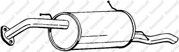 BOSAL 171-467 Глушитель выхлопных газов конечный для MAZDA (Мазда) BOSAL 171-467 Глушитель выхлопных газов конечный для MAZDA (Мазда)