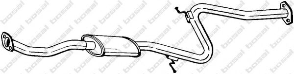 BOSAL 283-471 Средний глушитель выхлопных газов для MAZDA (Мазда) BOSAL 283-471 Средний глушитель выхлопных газов для MAZDA (Мазда)