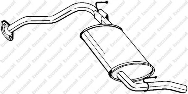 BOSAL 278-603 Глушитель выхлопных газов конечный для MAZDA FAMILIA V (Мазда Фамилиа v) BOSAL 278-603 Глушитель выхлопных газов конечный для MAZDA FAMILIA V (Мазда Фамилиа v)