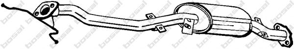 BOSAL 171-357 Средний глушитель выхлопных газов для MAZDA 323 III (Мазда 323 3) BOSAL 171-357 Средний глушитель выхлопных газов для MAZDA 323 III (Мазда 323 3)