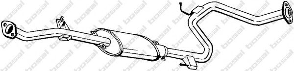 BOSAL 283-777 Средний глушитель выхлопных газов для MAZDA FAMILIA V (Мазда Фамилиа v) BOSAL 283-777 Средний глушитель выхлопных газов для MAZDA FAMILIA V (Мазда Фамилиа v)