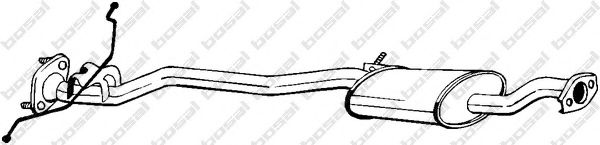 BOSAL 171-353 Предглушитель выхлопных газов для MAZDA 323 III (Мазда 323 3) BOSAL 171-353 Предглушитель выхлопных газов для MAZDA 323 III (Мазда 323 3)