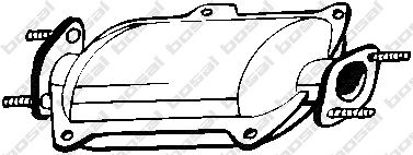 BOSAL 099-451 Катализатор для MAZDA 323 III (Мазда 323 3) BOSAL 099-451 Катализатор для MAZDA 323 III (Мазда 323 3)