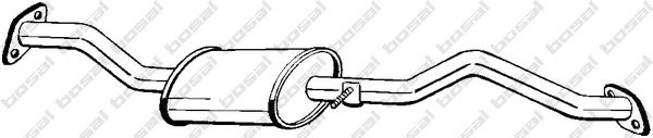 BOSAL 171-303 Средний глушитель выхлопных газов для MAZDA 626 II (Мазда 626 2) BOSAL 171-303 Средний глушитель выхлопных газов для MAZDA 626 II (Мазда 626 2)