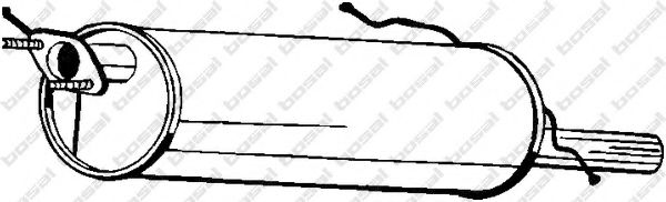 BOSAL 171-305 Глушитель выхлопных газов конечный для MAZDA 626 II (Мазда 626 2) BOSAL 171-305 Глушитель выхлопных газов конечный для MAZDA 626 II (Мазда 626 2)