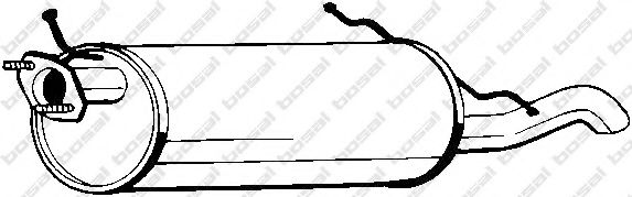 BOSAL 171-577 Глушитель выхлопных газов конечный для MAZDA (Мазда) BOSAL 171-577 Глушитель выхлопных газов конечный для MAZDA (Мазда)