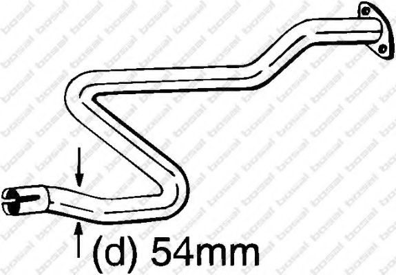 BOSAL 889-187 Ремонтная трубка, катализатор для MAZDA 626 V (Мазда 626 5) BOSAL 889-187 Ремонтная трубка, катализатор для MAZDA 626 V (Мазда 626 5)