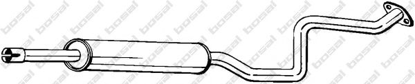 BOSAL 289-133 Средний глушитель выхлопных газов для MAZDA 323 F VI (Мазда 323 ф6) BOSAL 289-133 Средний глушитель выхлопных газов для MAZDA 323 F VI (Мазда 323 ф6)