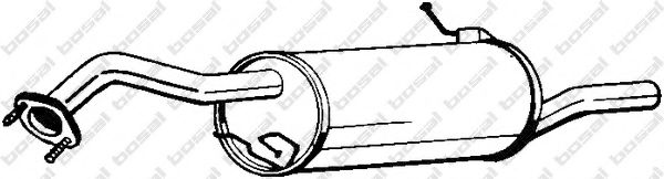 BOSAL 171-319 Глушитель выхлопных газов конечный для MAZDA 323 F VI (Мазда 323 ф6) BOSAL 171-319 Глушитель выхлопных газов конечный для MAZDA 323 F VI (Мазда 323 ф6)