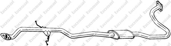BOSAL 288-057 Средний глушитель выхлопных газов для MAZDA (Мазда) BOSAL 288-057 Средний глушитель выхлопных газов для MAZDA (Мазда)