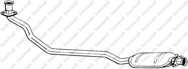 BOSAL 284-139 Предглушитель выхлопных газов для MERCEDESBENZ (Мерседес бенц) BOSAL 284-139 Предглушитель выхлопных газов для MERCEDESBENZ (Мерседес бенц)