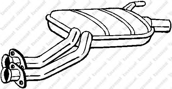 BOSAL 175-237 Средний глушитель выхлопных газов для MERCEDESBENZ (Мерседес бенц) BOSAL 175-237 Средний глушитель выхлопных газов для MERCEDESBENZ (Мерседес бенц)