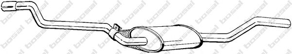 BOSAL 285-067 Средний глушитель выхлопных газов для MERCEDESBENZ (Мерседес бенц) BOSAL 285-067 Средний глушитель выхлопных газов для MERCEDESBENZ (Мерседес бенц)