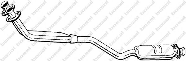 BOSAL 283-261 Предглушитель выхлопных газов для MERCEDESBENZ (Мерседес бенц)