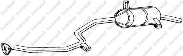 BOSAL 285-777 Глушитель выхлопных газов конечный для MITSUBISHI COLT II (Митсубиши/митсубиси Cолт 2) BOSAL 285-777 Глушитель выхлопных газов конечный для MITSUBISHI COLT II (Митсубиши/митсубиси Cолт 2)