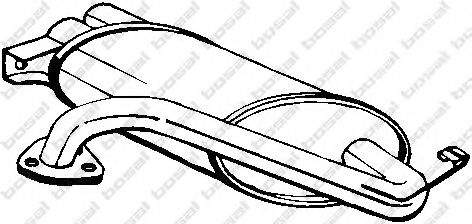 BOSAL 177-115 Глушитель выхлопных газов конечный для MITSUBISHI LANCER IV (Митсубиши/митсубиси Ланcэр иv) BOSAL 177-115 Глушитель выхлопных газов конечный для MITSUBISHI LANCER IV (Митсубиши/митсубиси Ланcэр иv)