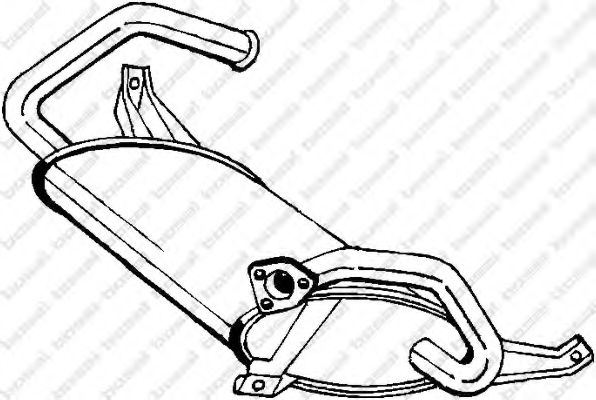 BOSAL 177-275 Глушитель выхлопных газов конечный для MITSUBISHI COLT IV (Митсубиши/митсубиси Кольт 4) BOSAL 177-275 Глушитель выхлопных газов конечный для MITSUBISHI COLT IV (Митсубиши/митсубиси Кольт 4)