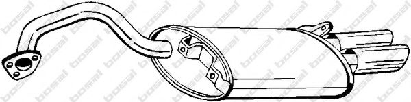 BOSAL 278-591 Глушитель выхлопных газов конечный для MITSUBISHI ETERNA V (Митсубиши/митсубиси Этэрна v) BOSAL 278-591 Глушитель выхлопных газов конечный для MITSUBISHI ETERNA V (Митсубиши/митсубиси Этэрна v)