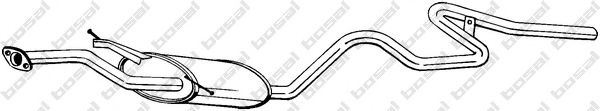BOSAL 287-097 Средний глушитель выхлопных газов для MITSUBISHI L 300 STARWAGON (Митсубиши/митсубиси Л 300 старвагон) BOSAL 287-097 Средний глушитель выхлопных газов для MITSUBISHI L 300 STARWAGON (Митсубиши/митсубиси Л 300 старвагон)