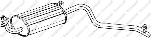 BOSAL 285-107 Глушитель выхлопных газов конечный для MITSUBISHI MONTERO (Митсубиши/митсубиси Монтэро) BOSAL 285-107 Глушитель выхлопных газов конечный для MITSUBISHI MONTERO (Митсубиши/митсубиси Монтэро)