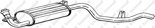 BOSAL 282-659 Глушитель выхлопных газов конечный для MITSUBISHI MONTERO (Митсубиши/митсубиси Монтэро) BOSAL 282-659 Глушитель выхлопных газов конечный для MITSUBISHI MONTERO (Митсубиши/митсубиси Монтэро)