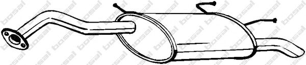 BOSAL 145-393 Глушитель выхлопных газов конечный для NISSAN PRIMERA (Ниссан Примера) BOSAL 145-393 Глушитель выхлопных газов конечный для NISSAN PRIMERA (Ниссан Примера)