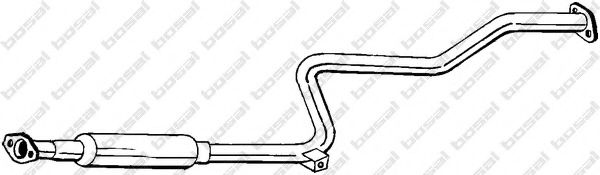 BOSAL 284-433 Средний глушитель выхлопных газов 