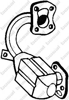 BOSAL 099-483 Катализатор для RENAULT SCNIC II (Рено Сценик 2) BOSAL 099-483 Катализатор для RENAULT SCNIC II (Рено Сценик 2)