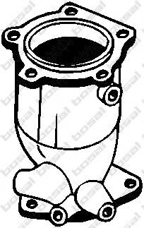 BOSAL 098-531 Катализатор для NISSAN ALMERA TINO (Ниссан Альмера тино) BOSAL 098-531 Катализатор для NISSAN ALMERA TINO (Ниссан Альмера тино)