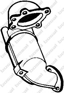 BOSAL 090-163 Катализатор для RENAULT LAGUNA II (Рено Лагуна 2) BOSAL 090-163 Катализатор для RENAULT LAGUNA II (Рено Лагуна 2)