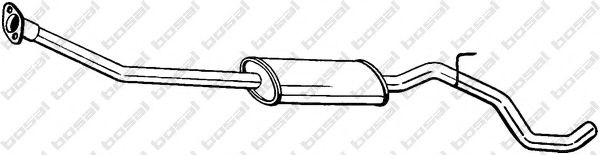 BOSAL 286-277 Средний глушитель выхлопных газов для NISSAN NOTE (Ниссан Нотэ) BOSAL 286-277 Средний глушитель выхлопных газов для NISSAN NOTE (Ниссан Нотэ)