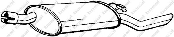 BOSAL 185-223 Глушитель выхлопных газов конечный для OPEL CORSA A (Опель Cорса а) BOSAL 185-223 Глушитель выхлопных газов конечный для OPEL CORSA A (Опель Cорса а)