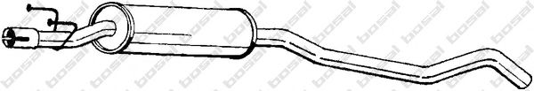BOSAL 281-039 Средний глушитель выхлопных газов для OPEL CORSA B (Опель Корса б) BOSAL 281-039 Средний глушитель выхлопных газов для OPEL CORSA B (Опель Корса б)