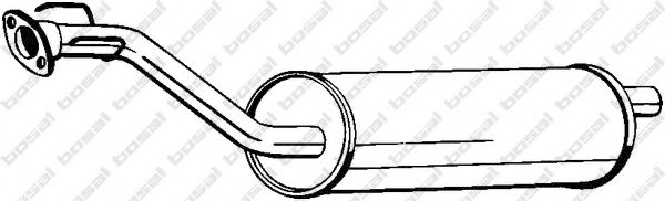 BOSAL 278-135 Средний глушитель выхлопных газов для OPEL FRONTERA A (Опель Фронтера а) BOSAL 278-135 Средний глушитель выхлопных газов для OPEL FRONTERA A (Опель Фронтера а)