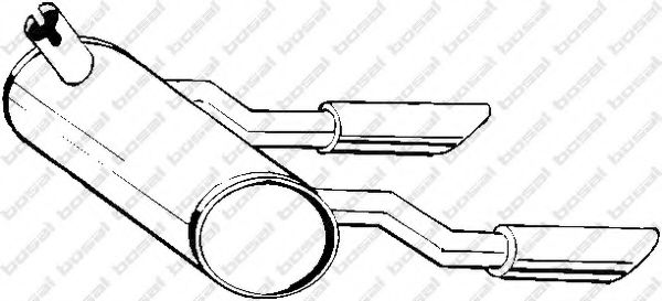 BOSAL 185-582 Глушитель выхлопных газов конечный для OPEL GT (Опель Гт) BOSAL 185-582 Глушитель выхлопных газов конечный для OPEL GT (Опель Гт)