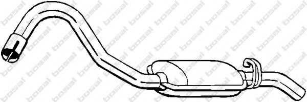 BOSAL 185-855 Глушитель выхлопных газов конечный для OPEL KADETT C (Опель Кадэтт c) BOSAL 185-855 Глушитель выхлопных газов конечный для OPEL KADETT C (Опель Кадэтт c)