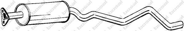 BOSAL 283-121 Средний глушитель выхлопных газов для OPEL (Опель)