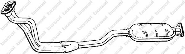 BOSAL 282-031 Предглушитель выхлопных газов для OPEL OMEGA A (Опель Омэга а) BOSAL 282-031 Предглушитель выхлопных газов для OPEL OMEGA A (Опель Омэга а)