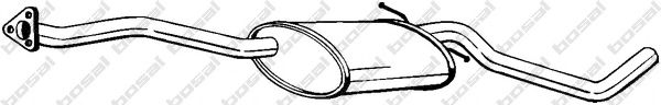 BOSAL 281-187 Средний глушитель выхлопных газов для OPEL OMEGA A (Опель Омэга а) BOSAL 281-187 Средний глушитель выхлопных газов для OPEL OMEGA A (Опель Омэга а)
