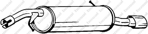 BOSAL 190-197 Глушитель выхлопных газов конечный для PEUGEOT 207 (Пежо 207) BOSAL 190-197 Глушитель выхлопных газов конечный для PEUGEOT 207 (Пежо 207)