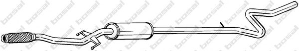 BOSAL 292-045 Средний глушитель выхлопных газов для PEUGEOT 207 (Пежо 207) BOSAL 292-045 Средний глушитель выхлопных газов для PEUGEOT 207 (Пежо 207)