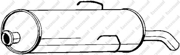 BOSAL 190-805 Глушитель выхлопных газов конечный для PEUGEOT 205 II (Пежо 205 2) BOSAL 190-805 Глушитель выхлопных газов конечный для PEUGEOT 205 II (Пежо 205 2)