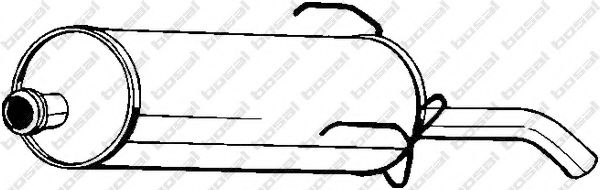 BOSAL 190-807 Глушитель выхлопных газов конечный для PEUGEOT 205 II (Пежо 205 2) BOSAL 190-807 Глушитель выхлопных газов конечный для PEUGEOT 205 II (Пежо 205 2)