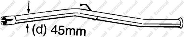 BOSAL 889-161 Ремонтная трубка, катализатор для PEUGEOT 205 II (Пежо 205 2) BOSAL 889-161 Ремонтная трубка, катализатор для PEUGEOT 205 II (Пежо 205 2)