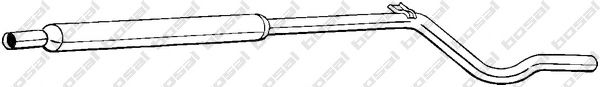 BOSAL 282-791 Средний глушитель выхлопных газов для PEUGEOT 305 II (Пежо 305 2) BOSAL 282-791 Средний глушитель выхлопных газов для PEUGEOT 305 II (Пежо 305 2)