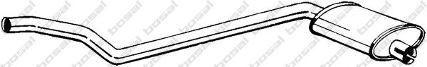 BOSAL 285-679 Средний глушитель выхлопных газов для PEUGEOT 305 II (Пежо 305 2) BOSAL 285-679 Средний глушитель выхлопных газов для PEUGEOT 305 II (Пежо 305 2)